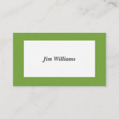 Rolled Green Sod Visitenkarte (Rückseite)