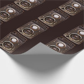 Rolleicord Kunst-Dekokamera Geschenkpapier (Ecke)