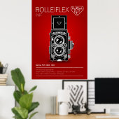 Rolleiflex 2,8F Poster (Heimbüro)