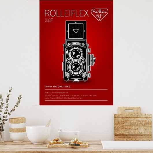 Rolleiflex 2,8F Poster (Küche)