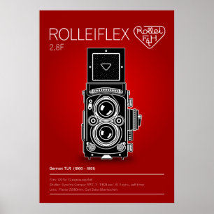 Rolleiflex 2,8F Poster