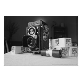 ROLLEIFLEX II-Kamera 1930 Automatik bei 6 x 6-fach Fotodruck