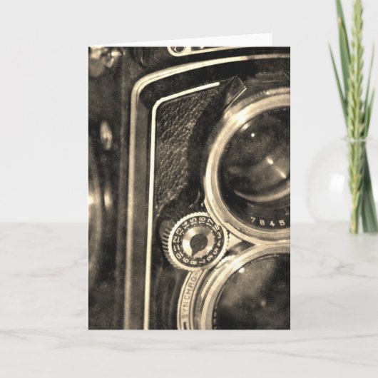 Rolleiflex-Kamera Karte (Vorderseite)