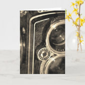 Rolleiflex-Kamera Karte (Gelbe Blume)