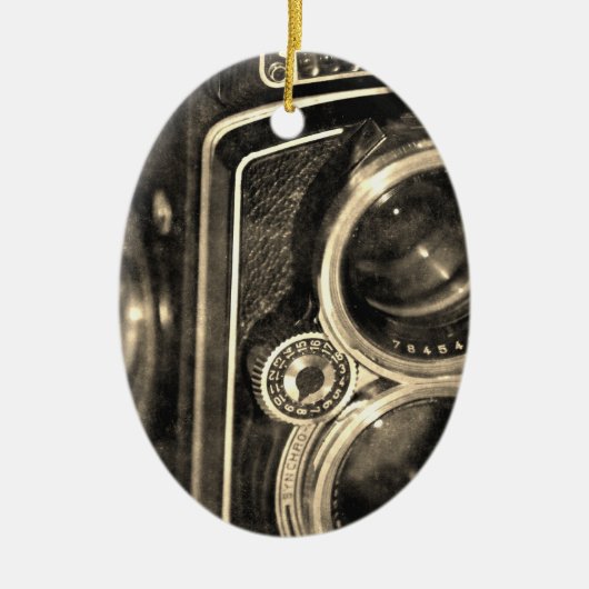 Rolleiflex Kamera Keramikornament (Vorne)
