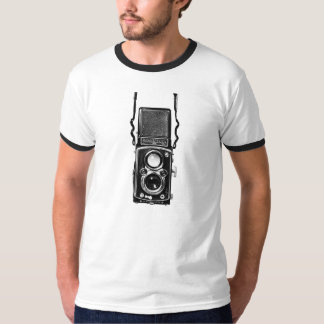 Rolleiflex Twin-Lens-Reflex Vintage-Kamera-T-Shirt T-Shirt