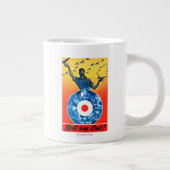Roll'em Out Royal Canadian Air Force Jumbo-Tasse (Rechts)