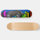 Rollen auf 22' s [Nashorn] Skateboard (Horizontal)