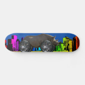 Rollen auf 22' s [Nashorn] Skateboard (Horizontal)