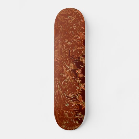 Rollen auf Flammendeckendesign Skateboard (Vorderseite)