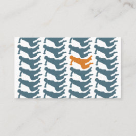 Rollen auf Wiederholungs-Visitenkarten Visitenkarte