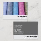 Rollen aus Baumwolle Visitenkarte (Vorne/Hinten)