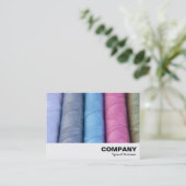 Rollen aus Baumwolle Visitenkarte (Stehend Vorderseite)