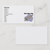 Rollen (Baker's Rolling Button) Visitenkarte (Vorne/Hinten)