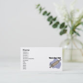 Rollen (Baker's Rolling Button) Visitenkarte (Stehend Vorderseite)