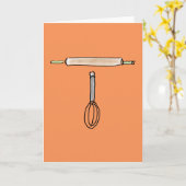 Rollen-Button und wischen Gruß-Karte Karte (Gelbe Blume)