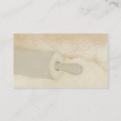 Rollen-Buttonteigmehlbäckergebäck-Kochsgeschäft Visitenkarte (Rückseite)