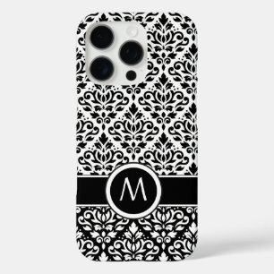 Rollen-Damask-2Part-Ptn-BW-Band (Custom) iPhone 16 Pro Hülle