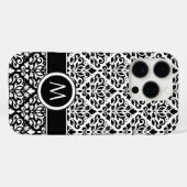 Rollen-Damask-2Part-Ptn-BW-Band (Custom) Case-Mate iPhone Hülle (Rückseite (Horizontal))