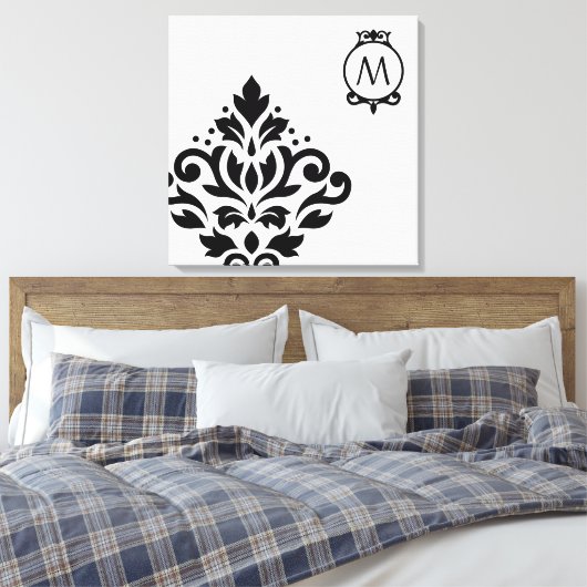 Rollen-Damaskus außerhalb des Set I (anfänglich Ve Leinwanddruck (Insitu (Schlafzimmer))