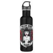 Rollen-Derby-Königin Trinkflasche (Vorderseite)