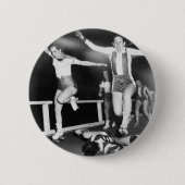 Rollen-Derby-Mädchen Button (Vorderseite)