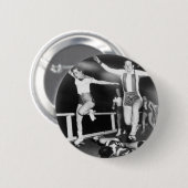 Rollen-Derby-Mädchen Button (Vorne & Hinten)