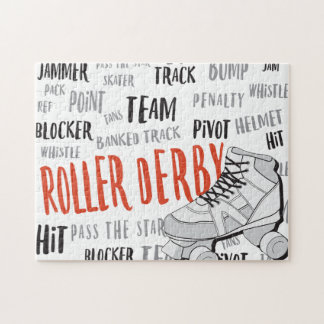 Rollen-Derby-Puzzlespiel Puzzle