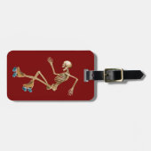 Rollen-Derby-Skelett Gepäckanhänger (Vorderseite horizontal)