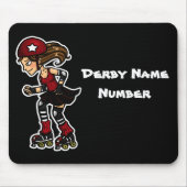 Rollen-Derby-Störsender kundengerecht Mousepad (Vorne)