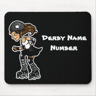 Rollen-Derby-Störsender kundengerecht Mousepad