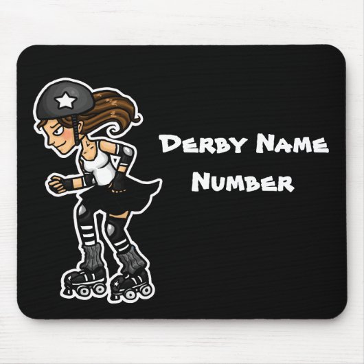 Rollen-Derby-Störsender kundengerecht Mousepad (Vorne)