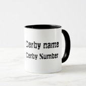 Rollen-Derby-Störsender kundengerecht Tasse (VorderseiteRechts)