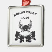 Rollen-Derby-Typ Silbernes Ornament (Links)
