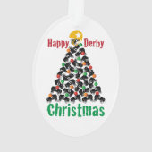 Rollen-Derby-Weihnachten, Rollen-Skaten Ornament (Rückseite)