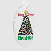 Rollen-Derby-Weihnachten, Rollen-Skaten Ornament (Vorderseite)