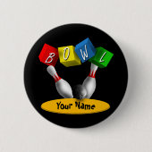 Rollen ein Rama Bowling Button (Vorderseite)