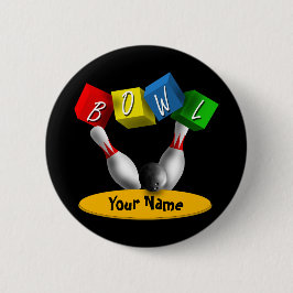 Rollen ein Rama Bowling Button