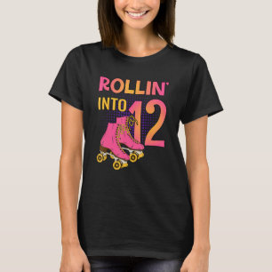 Rollen in 12 Roller Girl 12. Geburtstagsfeier Sk T-Shirt