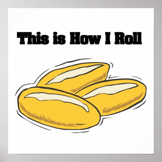 Rollen (italienische Brotwalzen) Poster (Vorne)