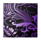 Rollen lila fliese (Vorderseite)