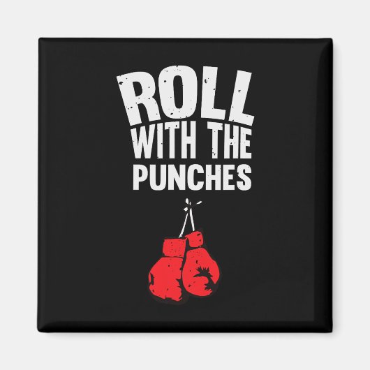 Rollen mit den Boxhandschuhen Magnet (Vorne)
