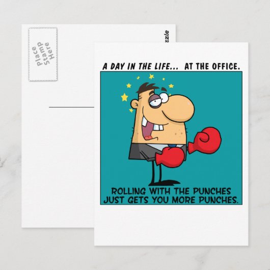 Rollen mit den Stempeln Postkarte (Vorne/Hinten)