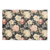 Rollen mit Rose Viktorianischer Stil Kissenbezug (Rückseite-Links)