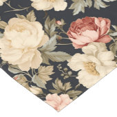 Rollen mit Rose Viktorianischer Stil Kurzer Tischläufer (Ecke)