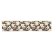 Rollen mit Rose Viktorianischer Stil Kurzer Tischläufer (Horizontal)