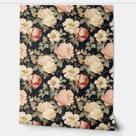 Rollen mit Rose Viktorianischer Stil Tapete