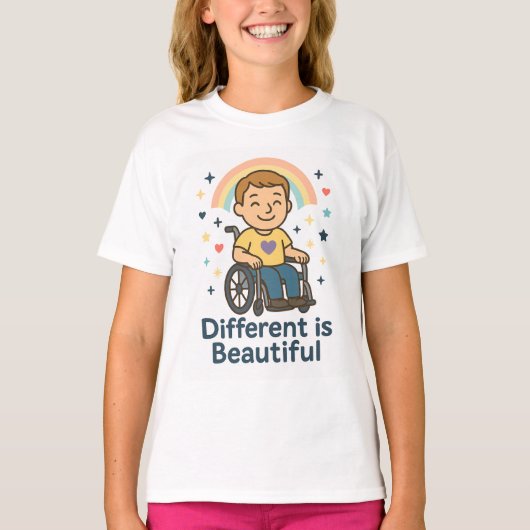 Rollen mit Stolz - Regenbogen-Power für jedes Kind T-Shirt (Vorderseite)