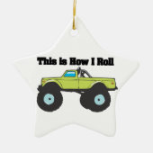 Rollen (Monster Truck) Keramikornament (Vorne)