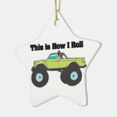 Rollen (Monster Truck) Keramikornament (Links)